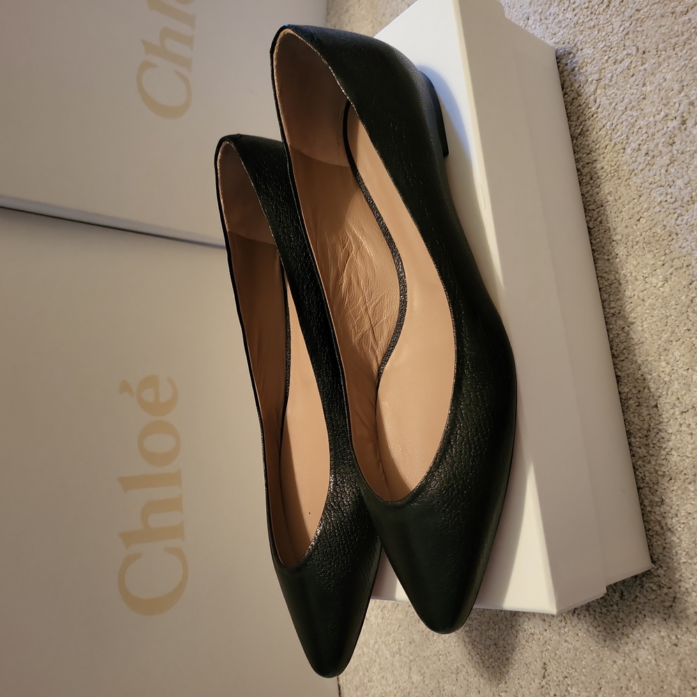 Chloé black flats